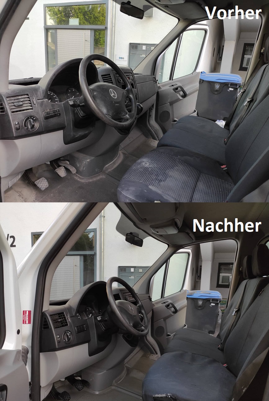 Innenreinigung für Lieferwagen & Transporter