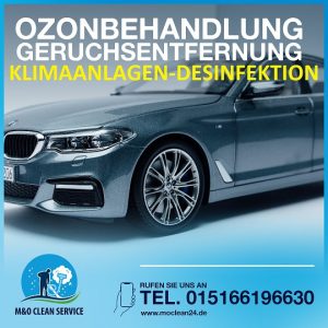 Ozonbehandlung für Autos